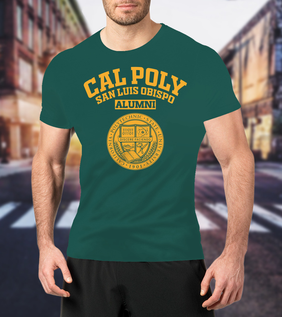 Cal Poly San Luis Obispo Alumni California Polytechnic State University Seal T-Shirt