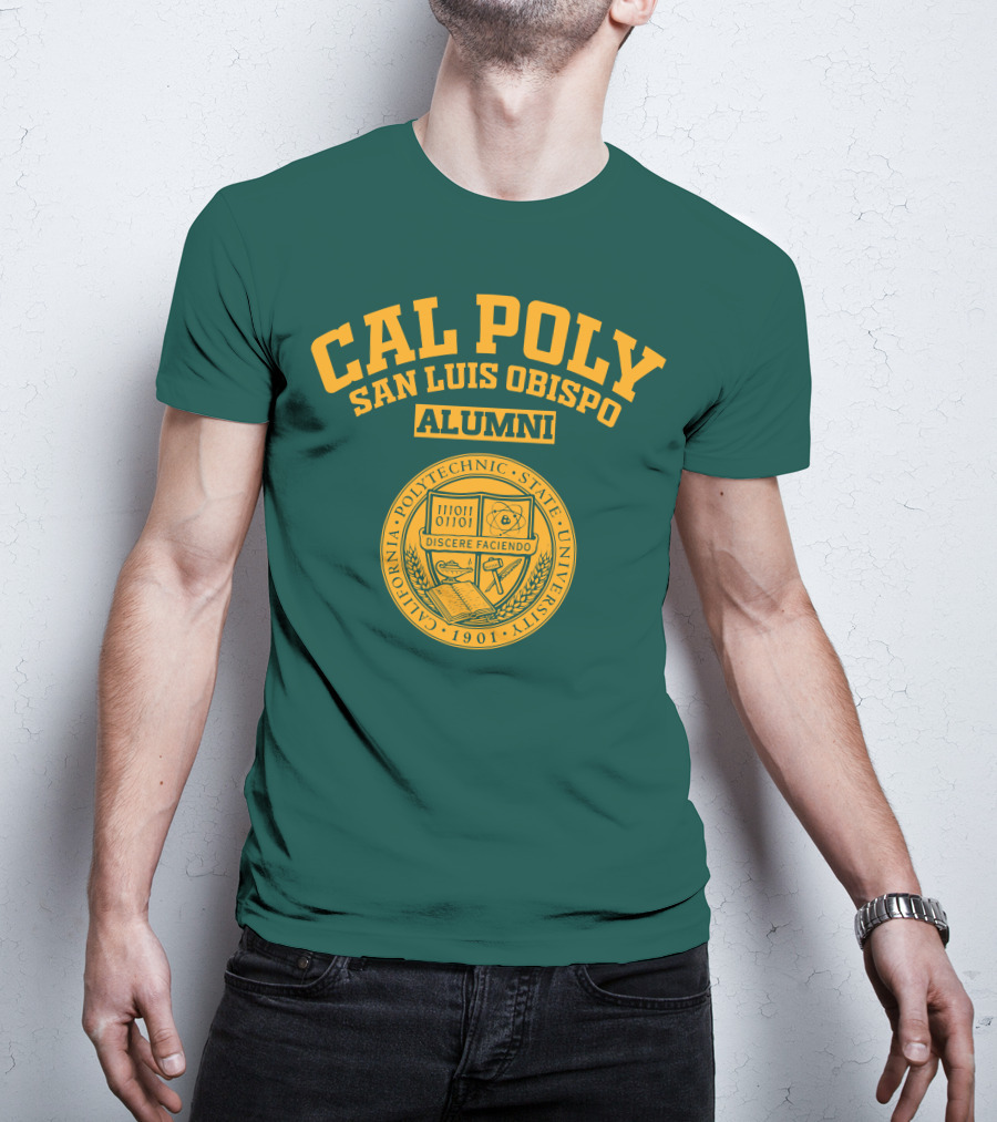 Cal Poly San Luis Obispo Alumni California Polytechnic State University Seal T-Shirt