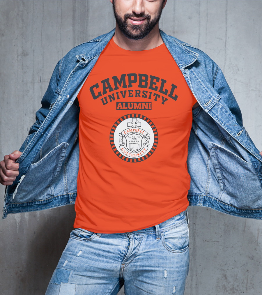 Campbell University Alumni Ad Astra Per Aspera Seal T-Shirt