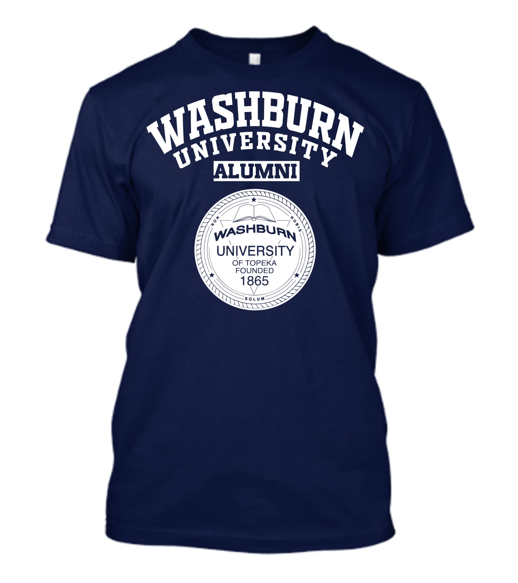 Washburn University Alumni University Of Topeka Founded 1865 T-Shirt