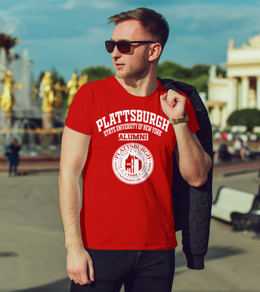 PLATTSBURGH STATE UNIVERSITY OF NEW YORK ALUMNI 1889 A Proud Past A Strong Future T-Shirt