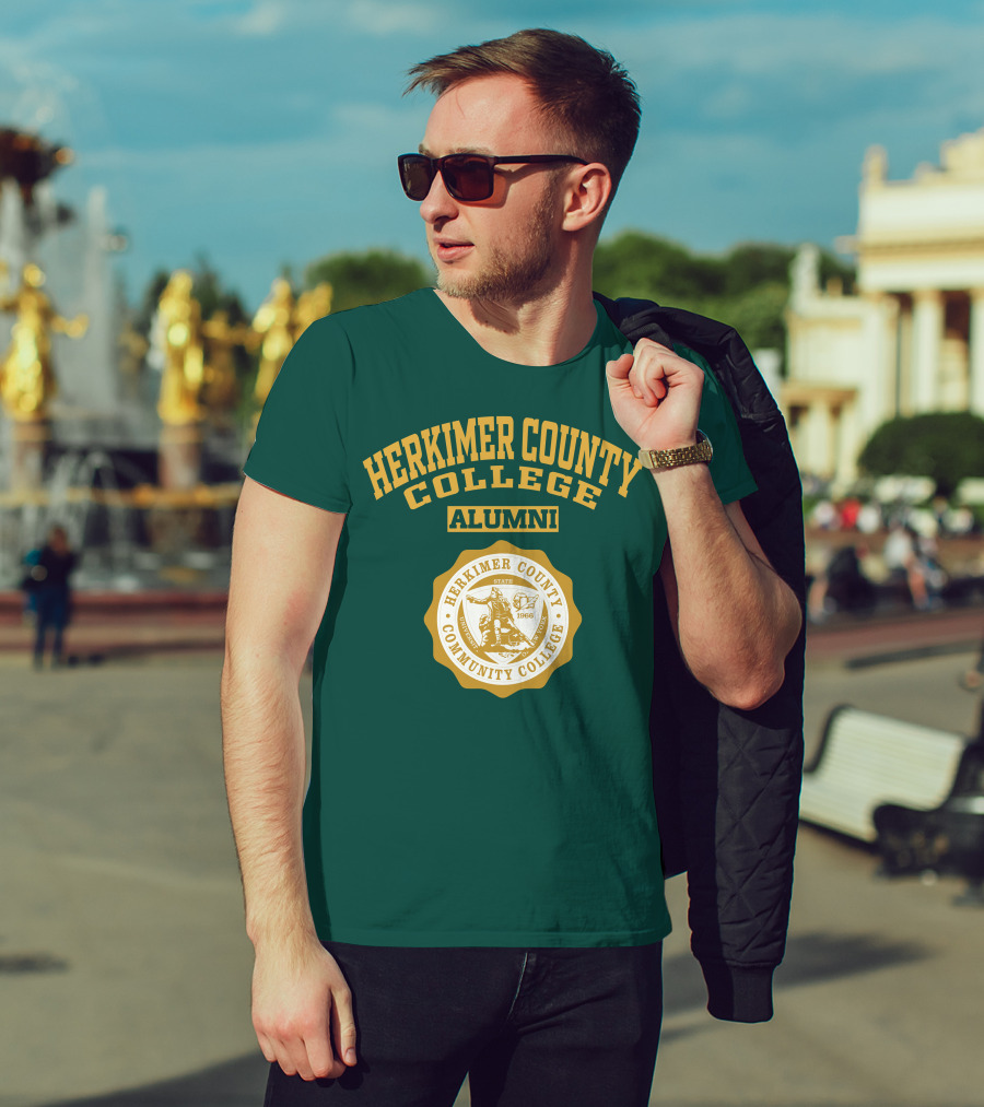 Herkimer County Community College Alumni Emblem 1966 T-Shirt