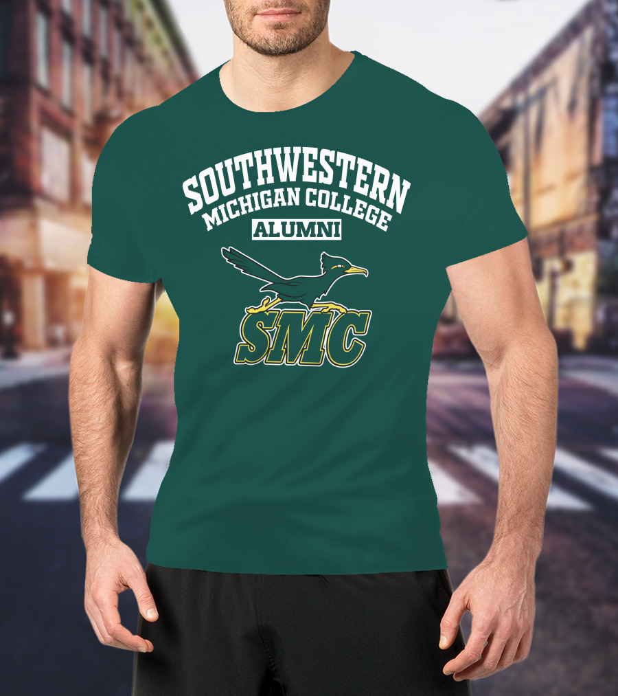 Southwestern Michigan College Alumni SMC Bird T-Shirt
