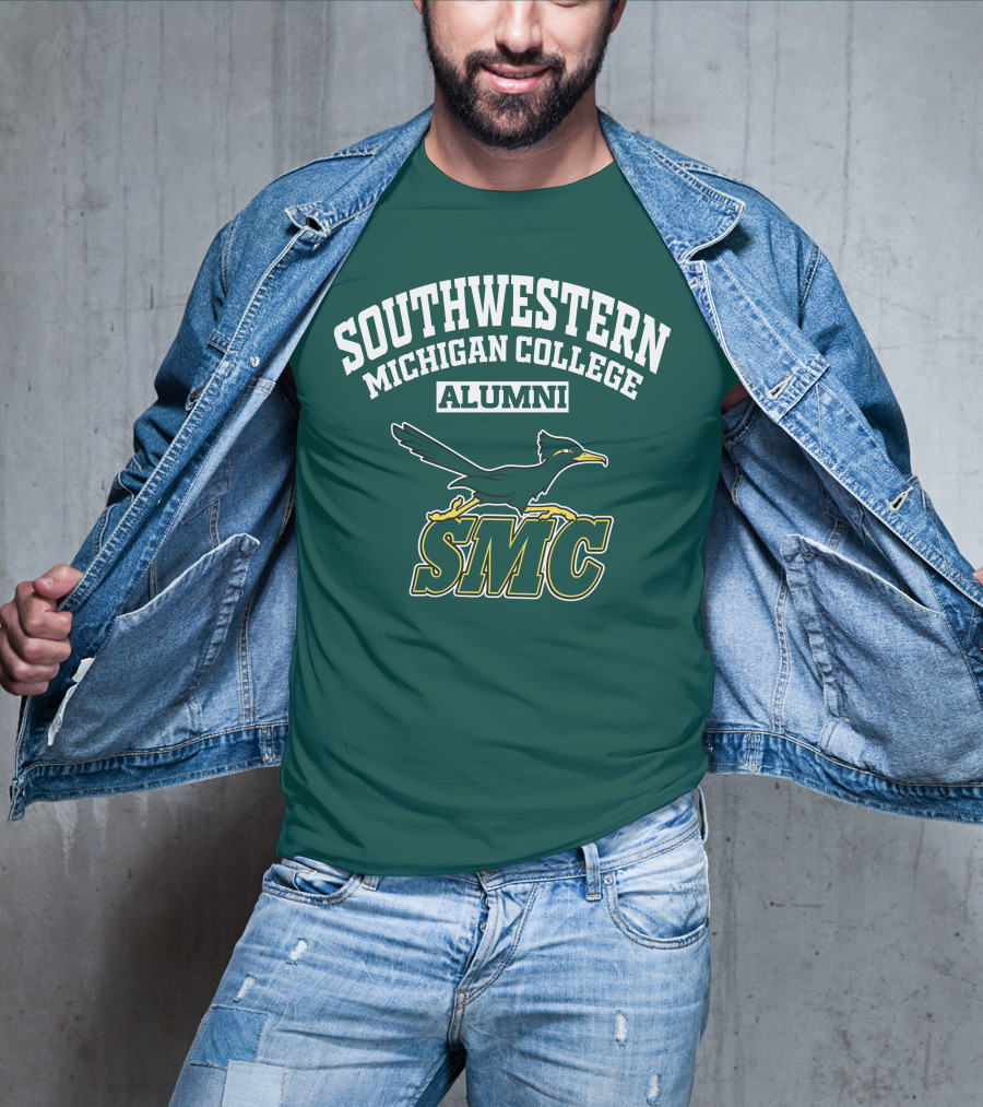 Southwestern Michigan College Alumni SMC Bird T-Shirt