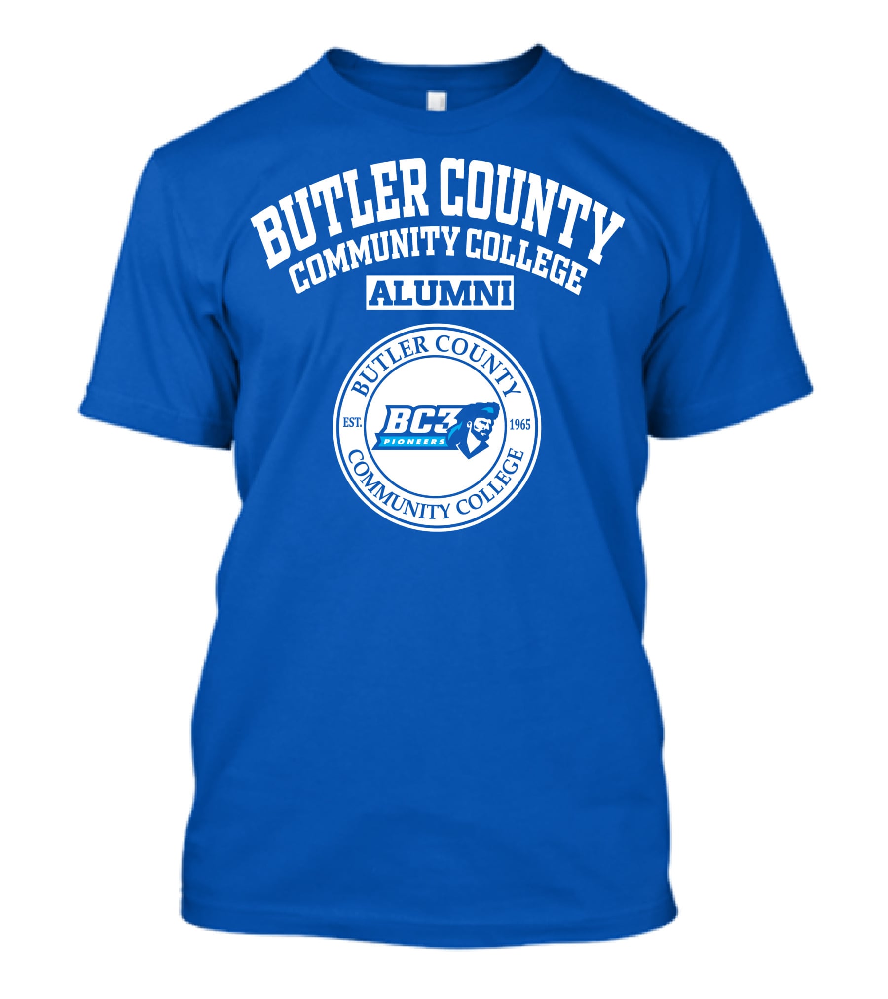 Butler County Community College Alumni BC3 Pioneers Est. 1965 T-Shirt