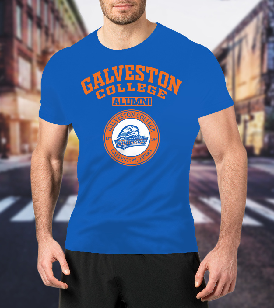 Galveston College Alumni Whitecaps Established 1967 Texas T-Shirt