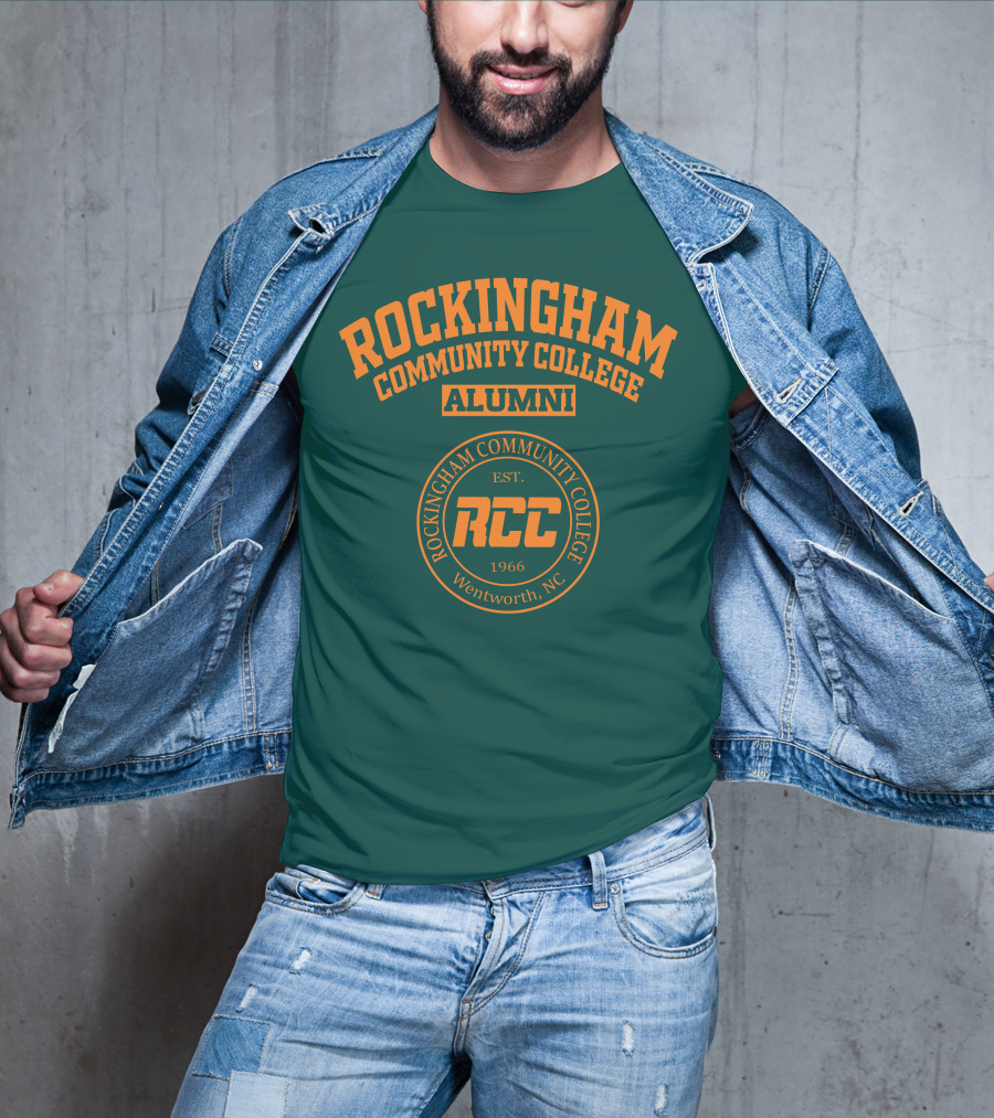 Rockingham Community College Alumni RCC Wentworth NC Est. 1966 T-Shirt
