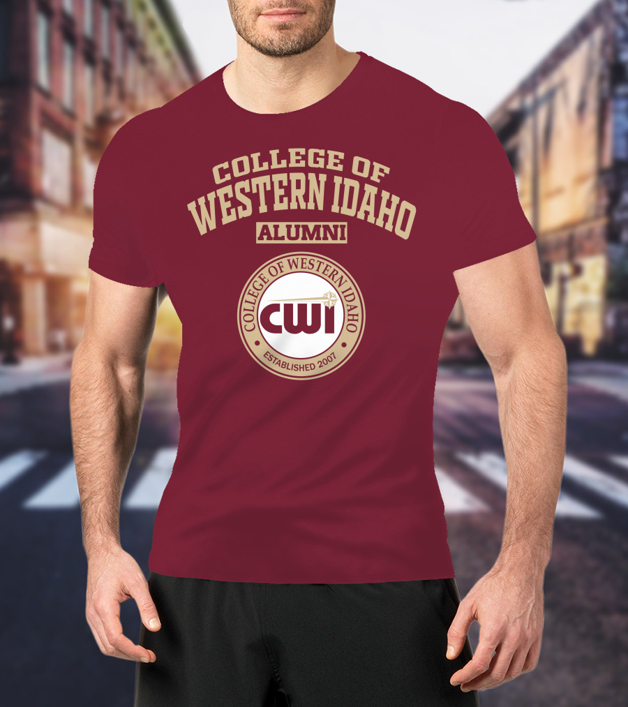 College Of Western Idaho Alumni Established 2007 CWI T-Shirt
