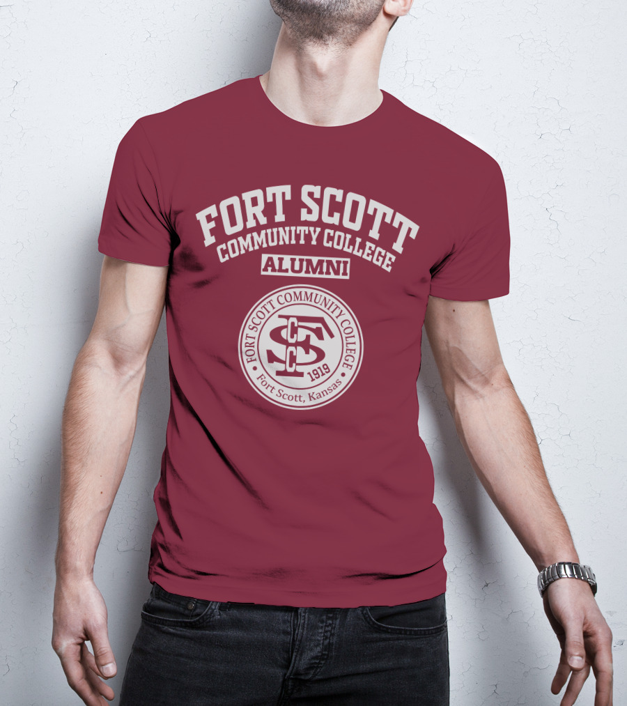 Fort Scott Community College Alumni 1919 Seal Fort Scott Kansas T-Shirt