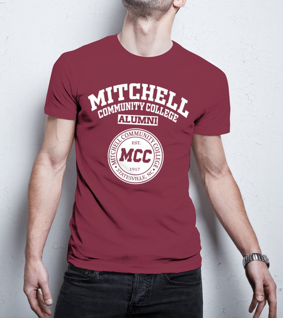 Mitchell Community College Alumni MCC Statesville NC Est 1917 T-Shirt