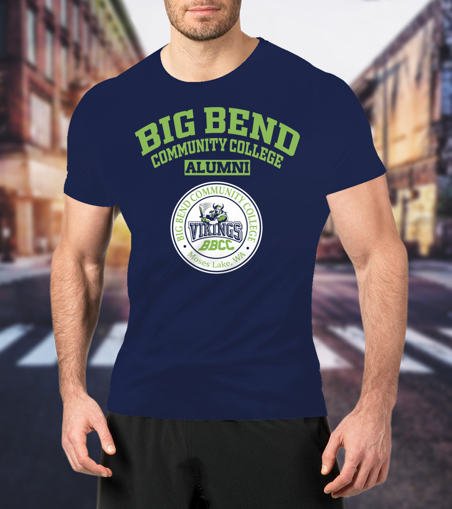 Big Bend Community College Alumni Vikings BBCC Moses Lake WA T-Shirt