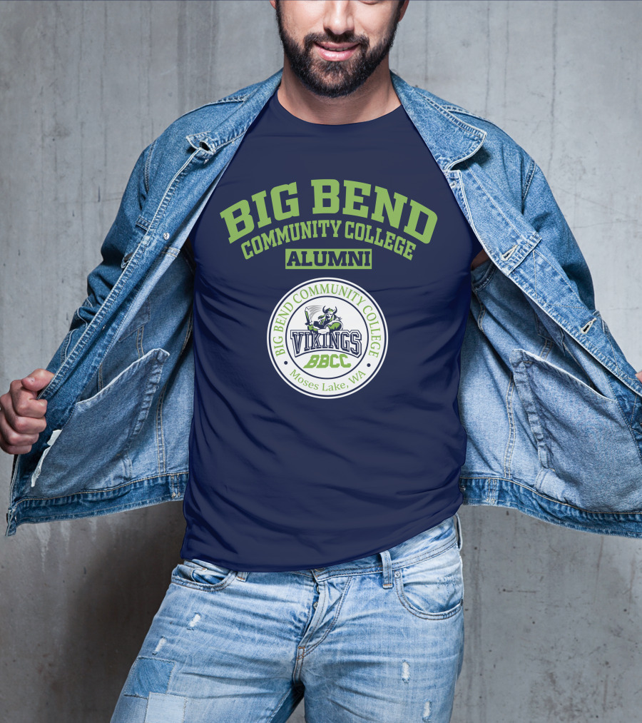 Big Bend Community College Alumni Vikings BBCC Moses Lake WA T-Shirt