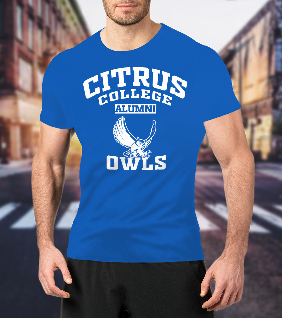 Citrus College Alumni Owls Blue T-Shirt