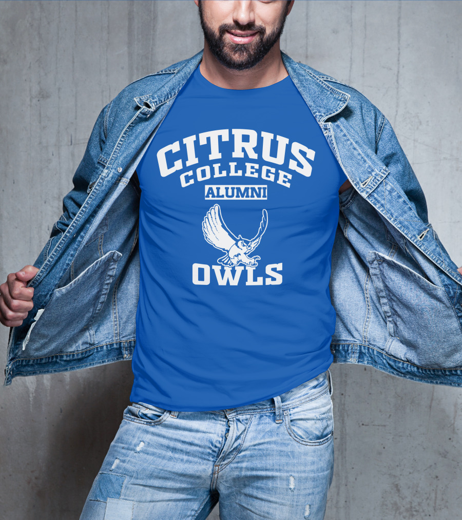 Citrus College Alumni Owls Blue T-Shirt