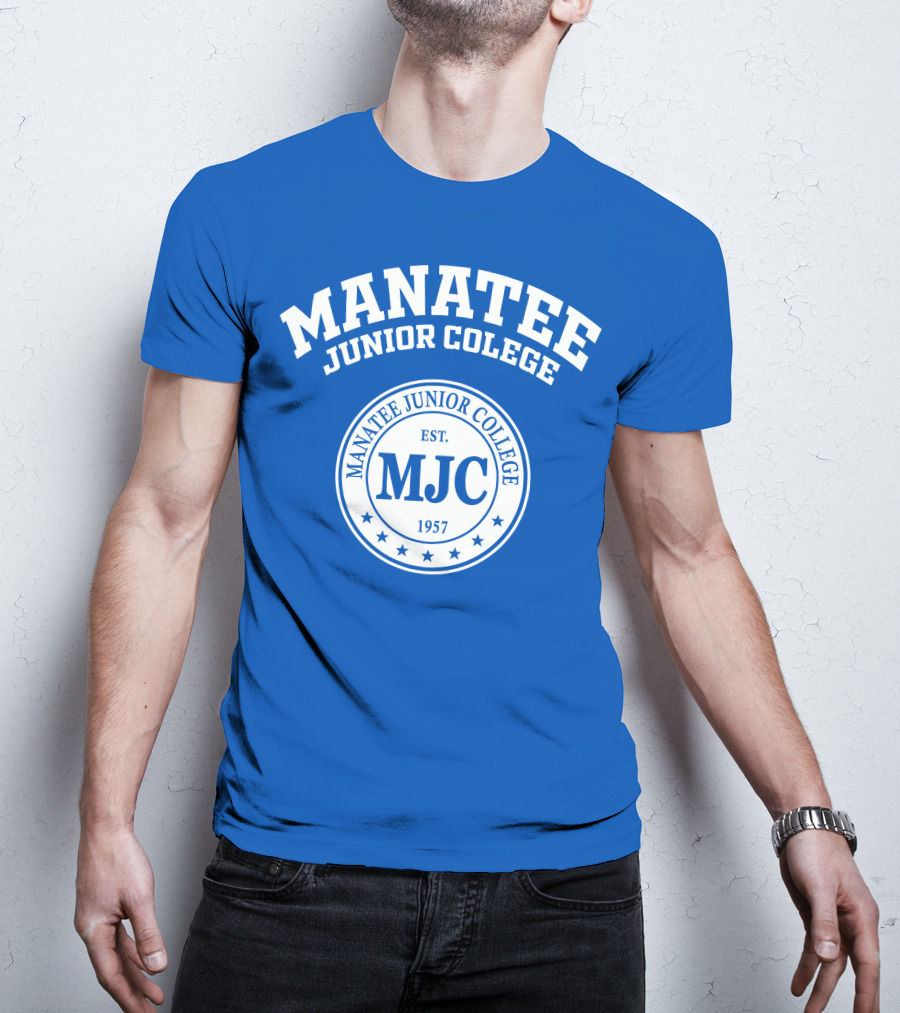 Manatee Junior College MJC EST 1957 Blue Emblem T-Shirt