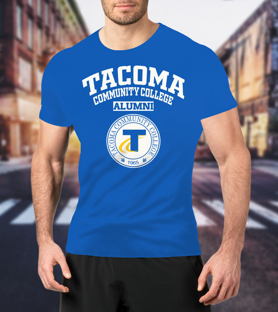 Tacoma Community College Alumni 1965 Seal Blue T-Shirt