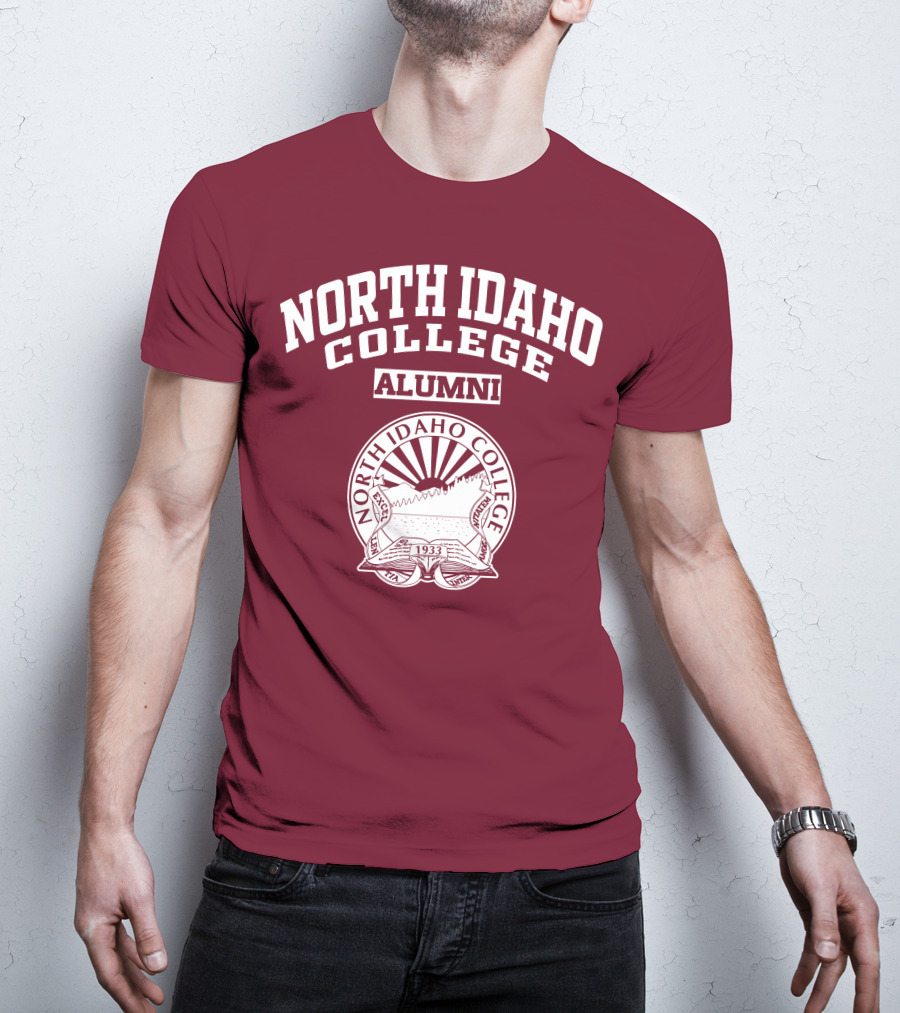 North Idaho College Alumni Est. 1933 Seal Emblem T-Shirt