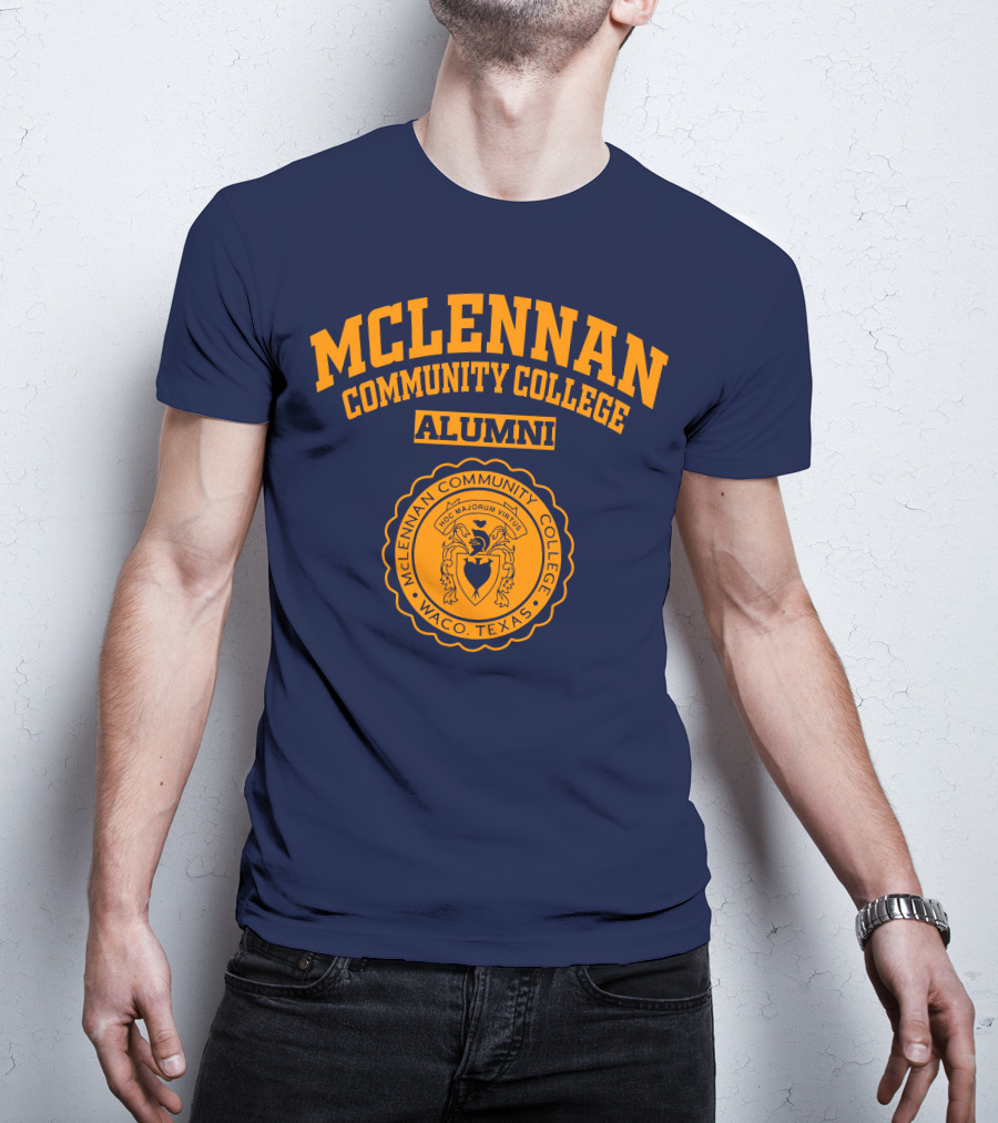 Mclennan Community College Alumni Waco Texas Seal Hoc Majorum Virtus T-Shirt