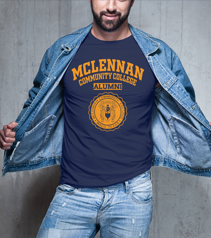 Mclennan Community College Alumni Waco Texas Seal Hoc Majorum Virtus T-Shirt