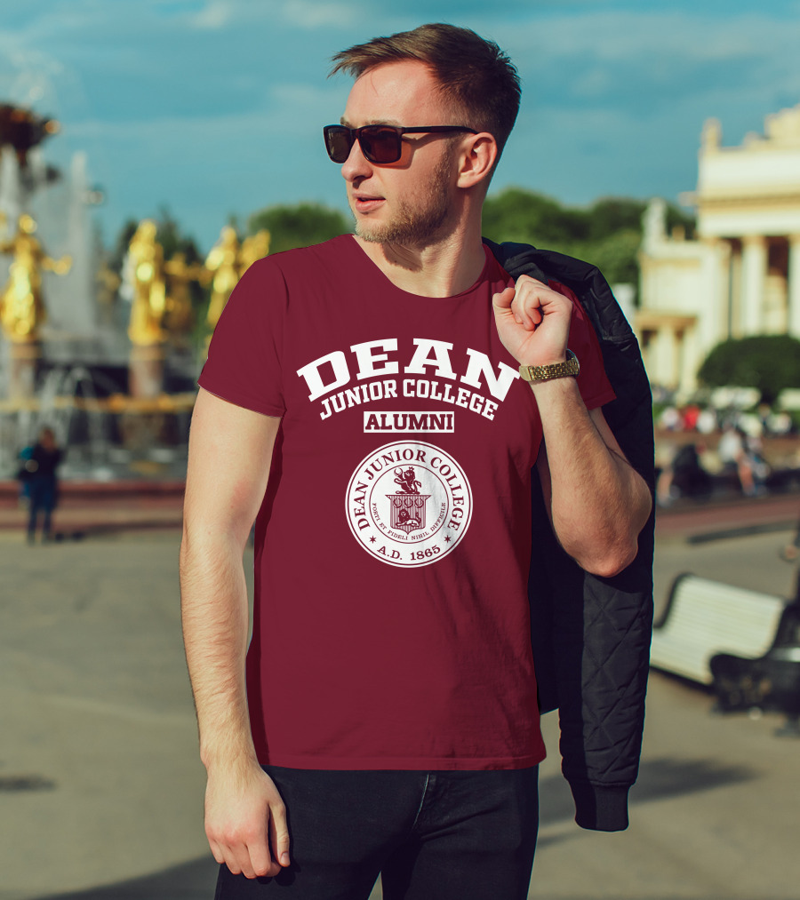 Dean Junior College Alumni Seal A.D. 1865 T-Shirt