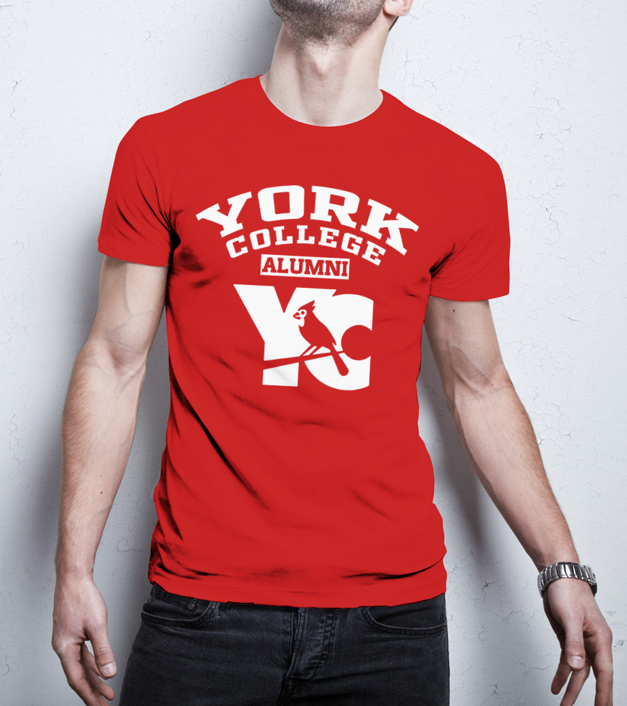 York College Alumni YC Cardinal T-Shirt