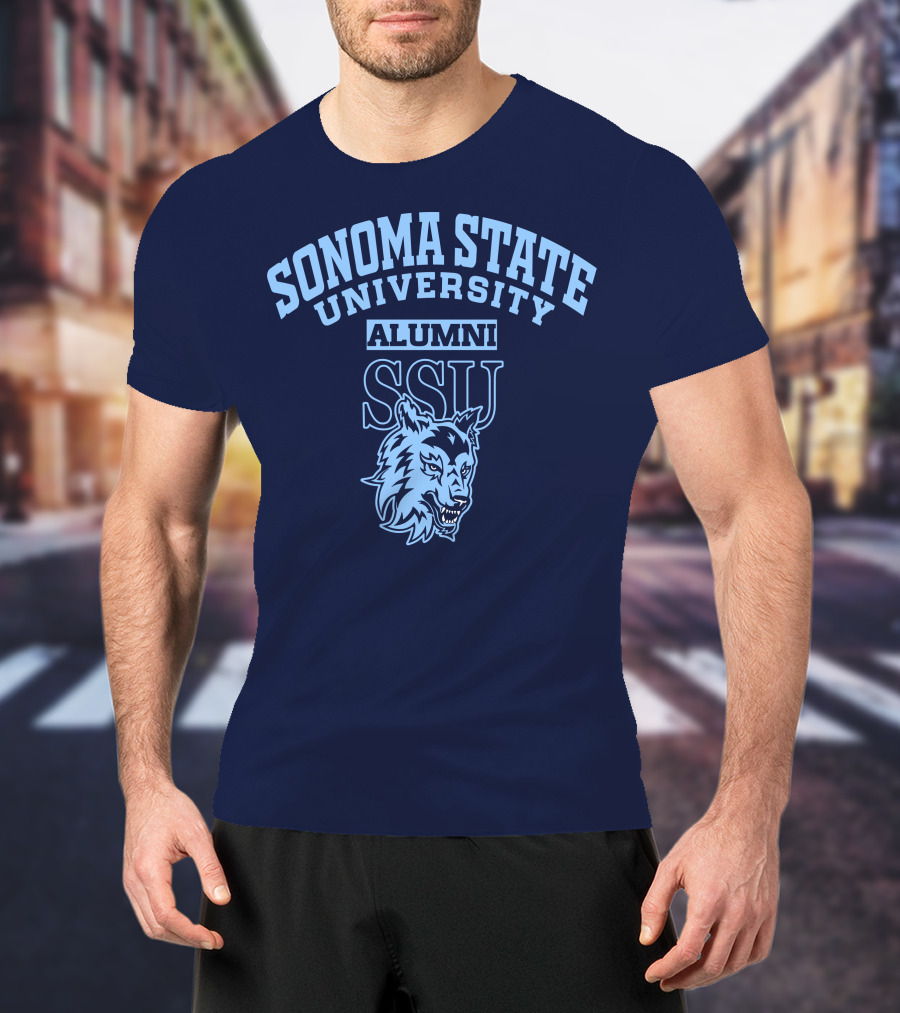 Sonoma State University Alumni SSU Wolf T-Shirt