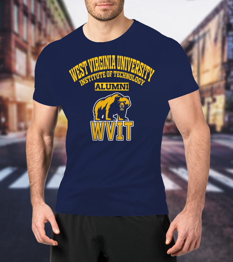 West Virginia University Institute Of Technology Alumni WVIT Bear T-Shirt