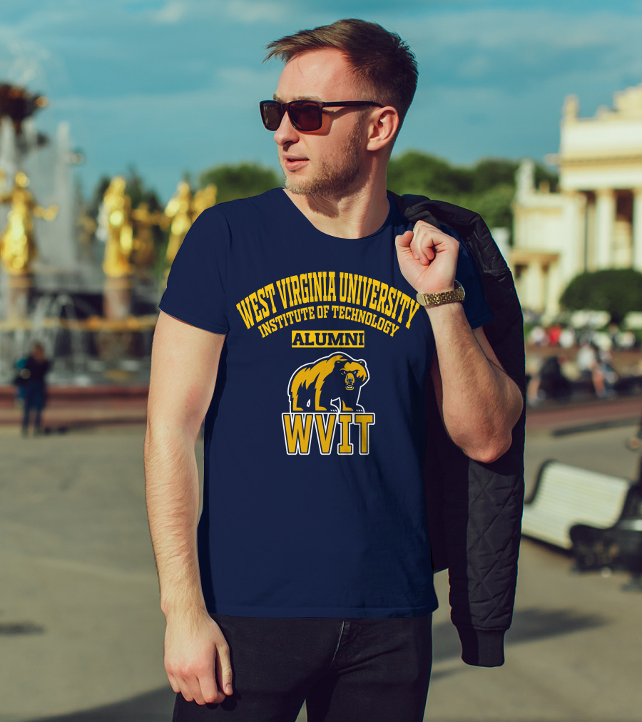 West Virginia University Institute Of Technology Alumni WVIT Bear T-Shirt