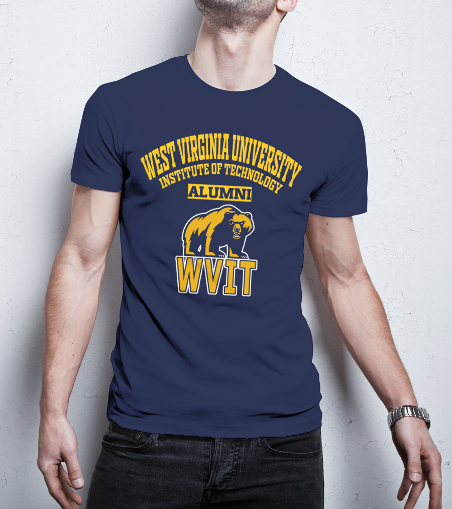 West Virginia University Institute Of Technology Alumni WVIT Bear T-Shirt