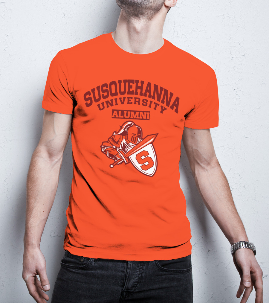 Susquehanna University Alumni Knight Shield S T-Shirt