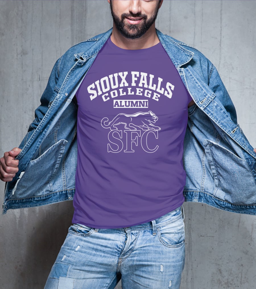 Sioux Falls College Alumni SFC Panther Purple T-Shirt