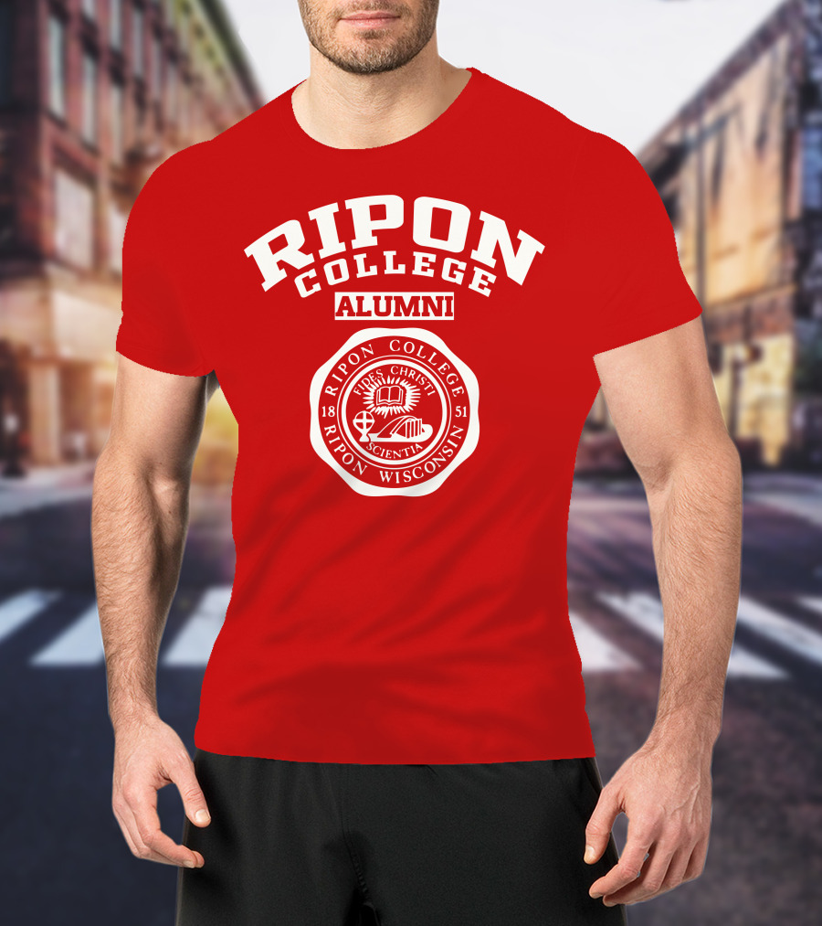 Ripon College Alumni 1851 Ripon Wisconsin Vires Christi Scientia Seal T-Shirt