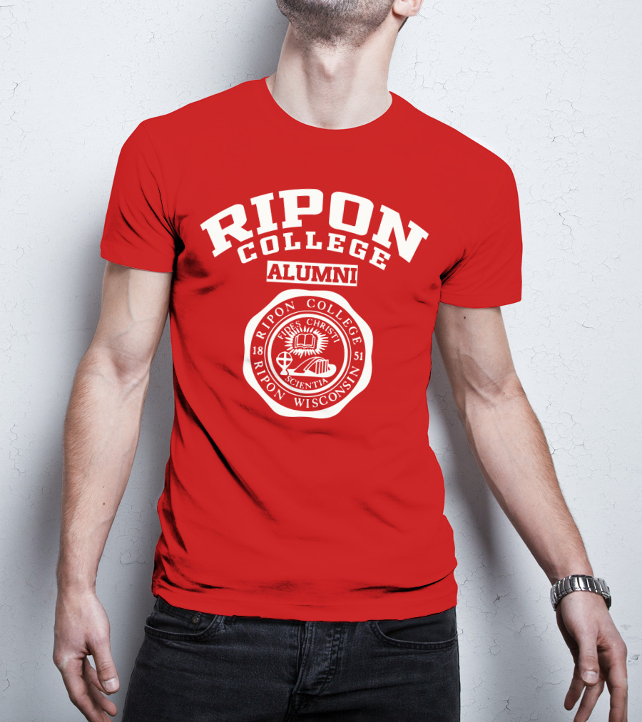 Ripon College Alumni 1851 Ripon Wisconsin Vires Christi Scientia Seal T-Shirt
