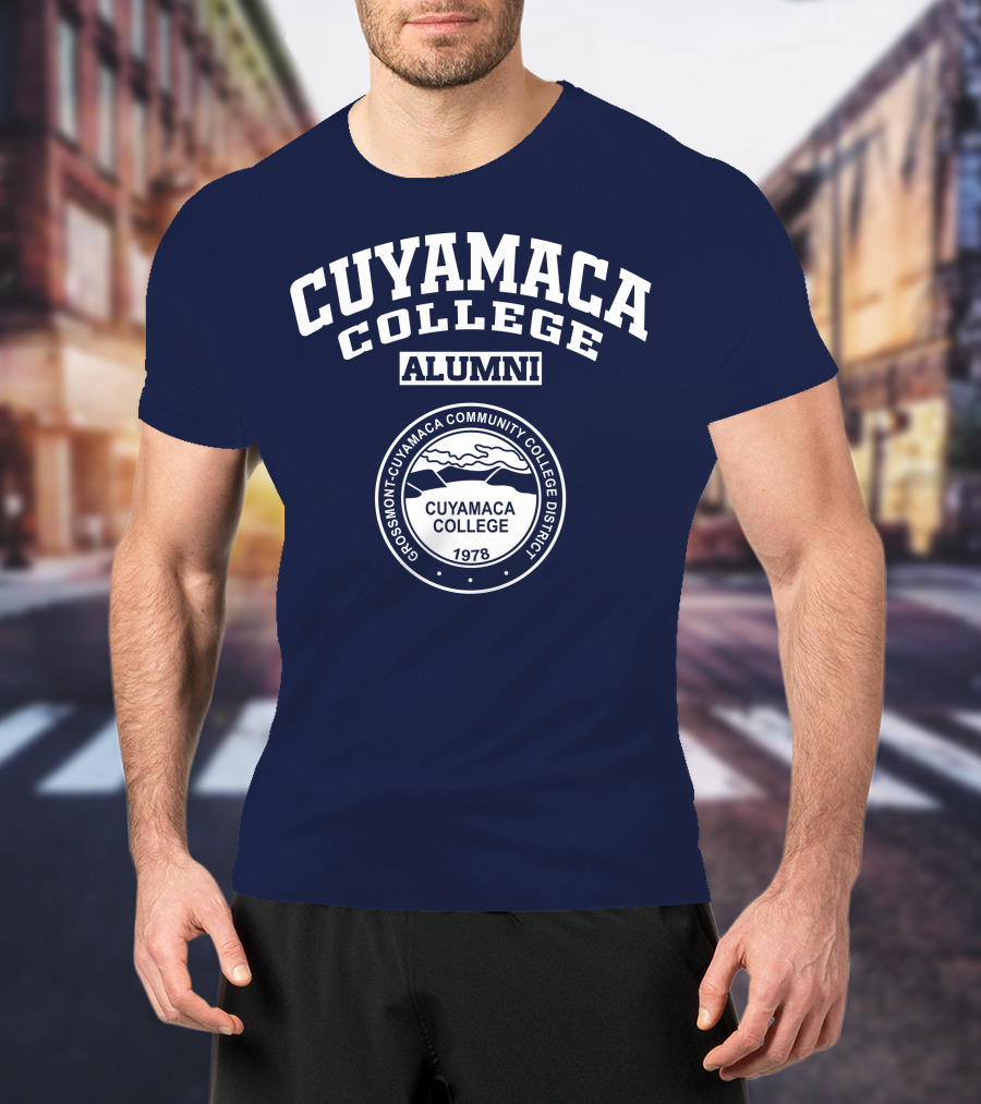 Cuyamaca College Alumni Grossmont-Cuyamaca Community College District 1978 T-Shirt