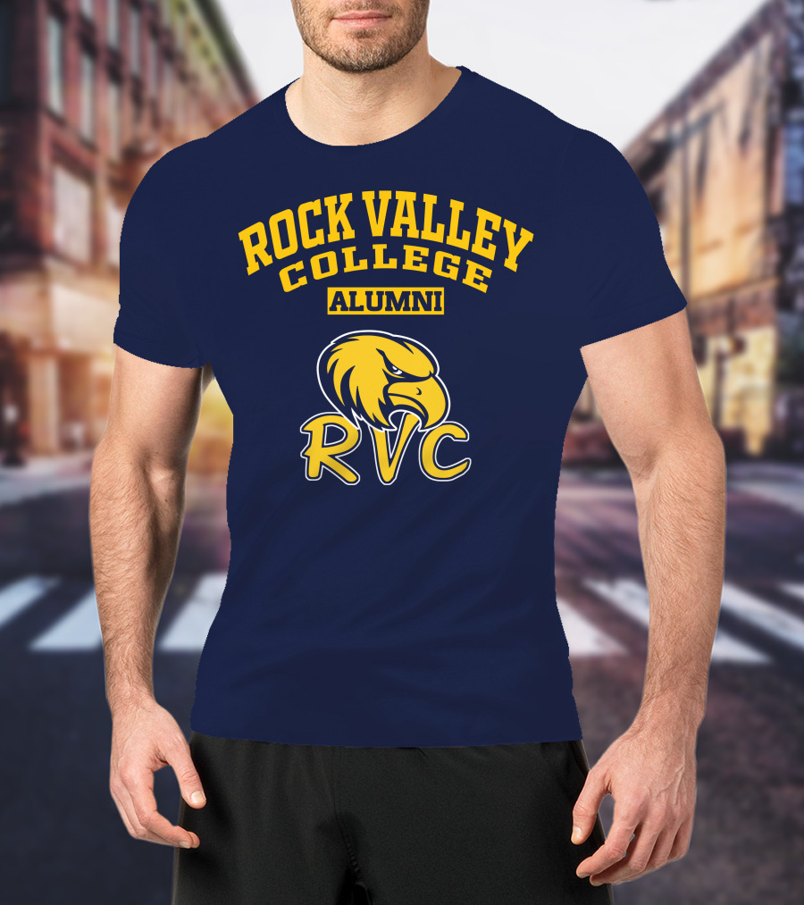 ROCK VALLEY COLLEGE ALUMNI RVC Eagle T-Shirt
