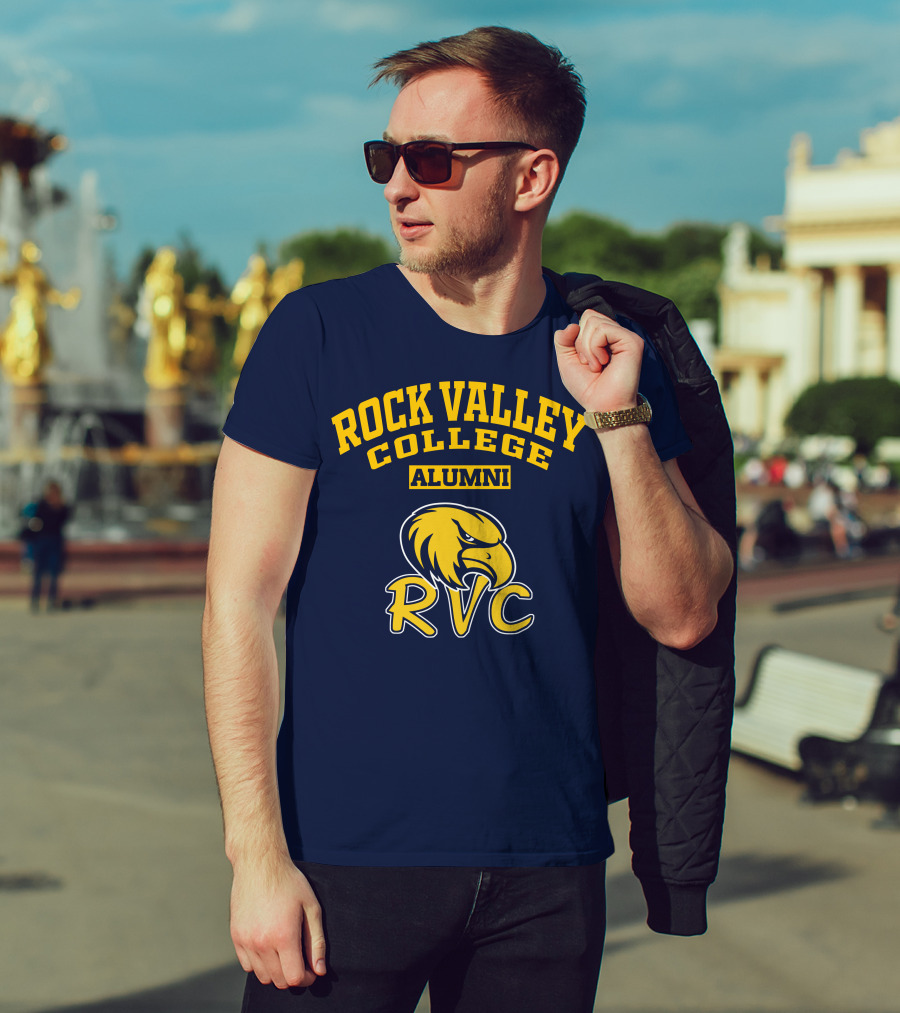 ROCK VALLEY COLLEGE ALUMNI RVC Eagle T-Shirt