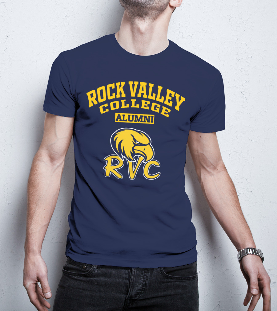 ROCK VALLEY COLLEGE ALUMNI RVC Eagle T-Shirt