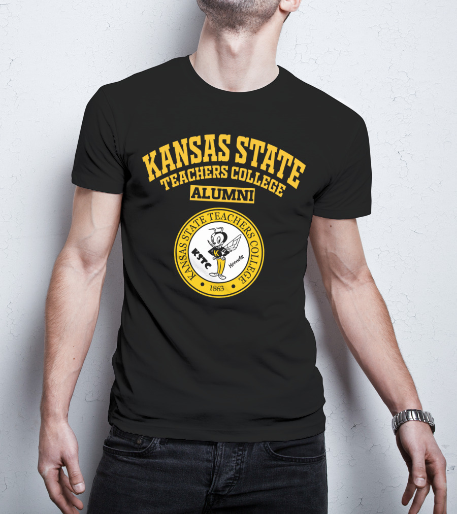 Kansas State Teachers College Alumni 1863 KSTC Hornet T-Shirt