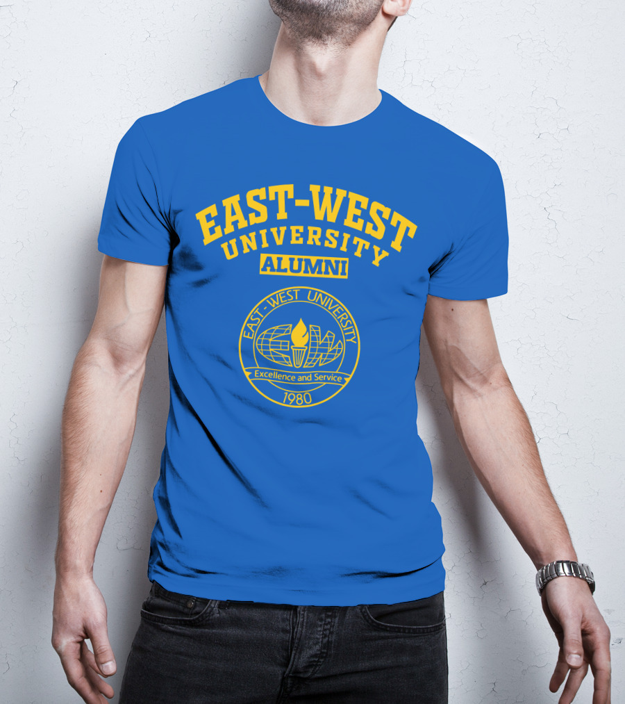 EAST–WEST UNIVERSITY ALUMNI EXCELLENCE AND SERVICE 1980 T-Shirt