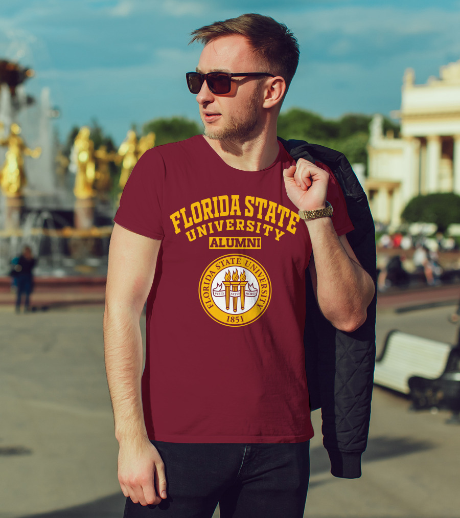 Florida State University Alumni 1851 Vires Artes Mores T-Shirt
