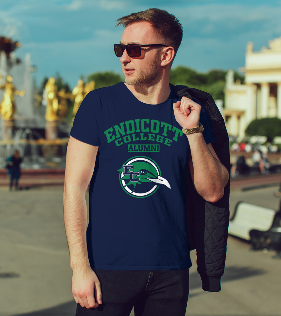 Endicott College Alumni Ec Logo Emblem T-Shirt