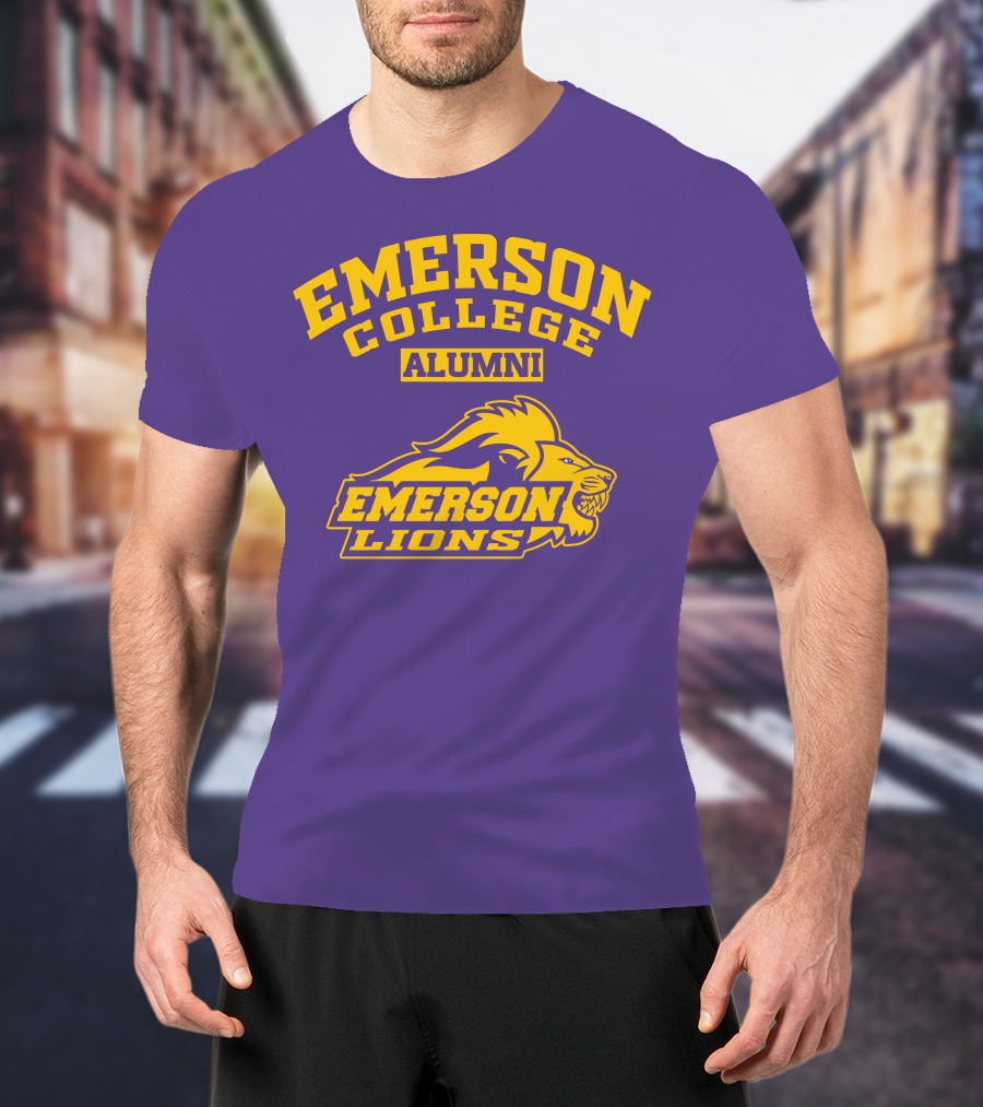Emerson College Alumni Emerson Lions T-Shirt