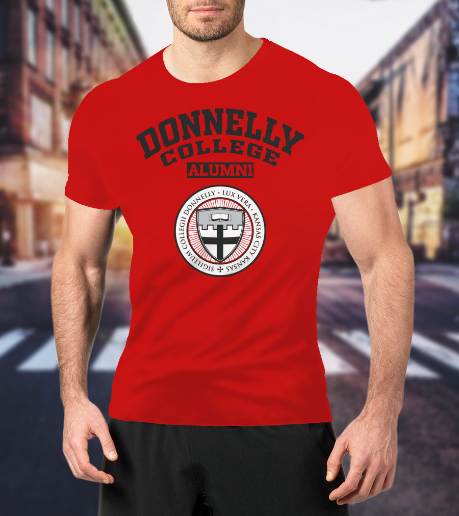 Donnelly College Alumni Lux Vera Seal Kansas City T-Shirt