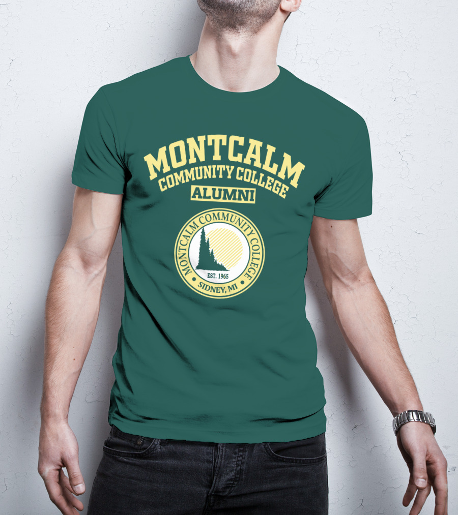 Montcalm Community College Alumni Est. 1965 Sidney MI T-Shirt
