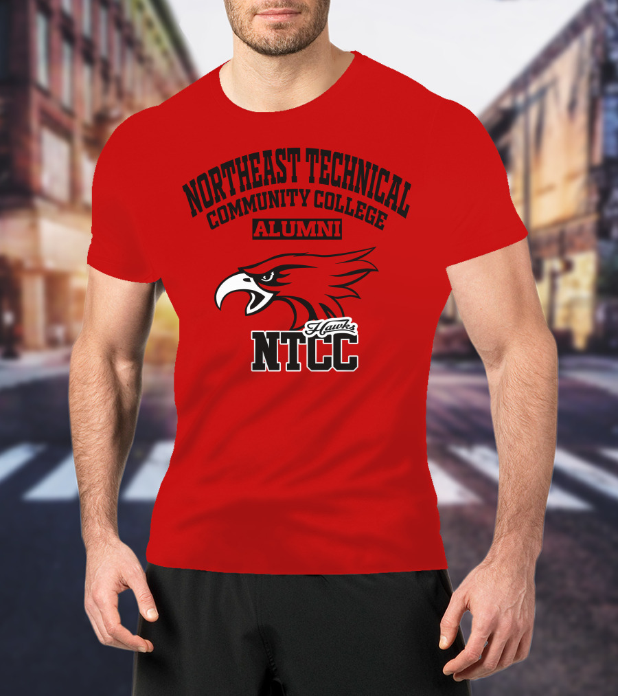Northeast Technical Community College Alumni NTCC Hawks T-Shirt