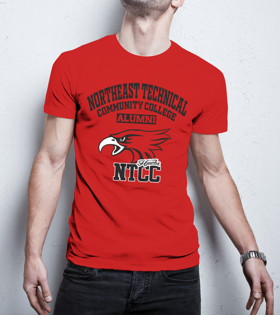 Northeast Technical Community College Alumni NTCC Hawks T-Shirt
