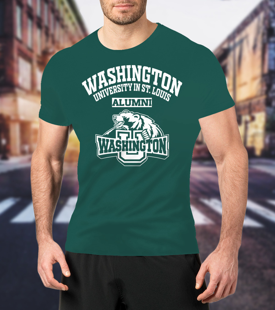Washington University In St. Louis Alumni Bear Washington U T-Shirt
