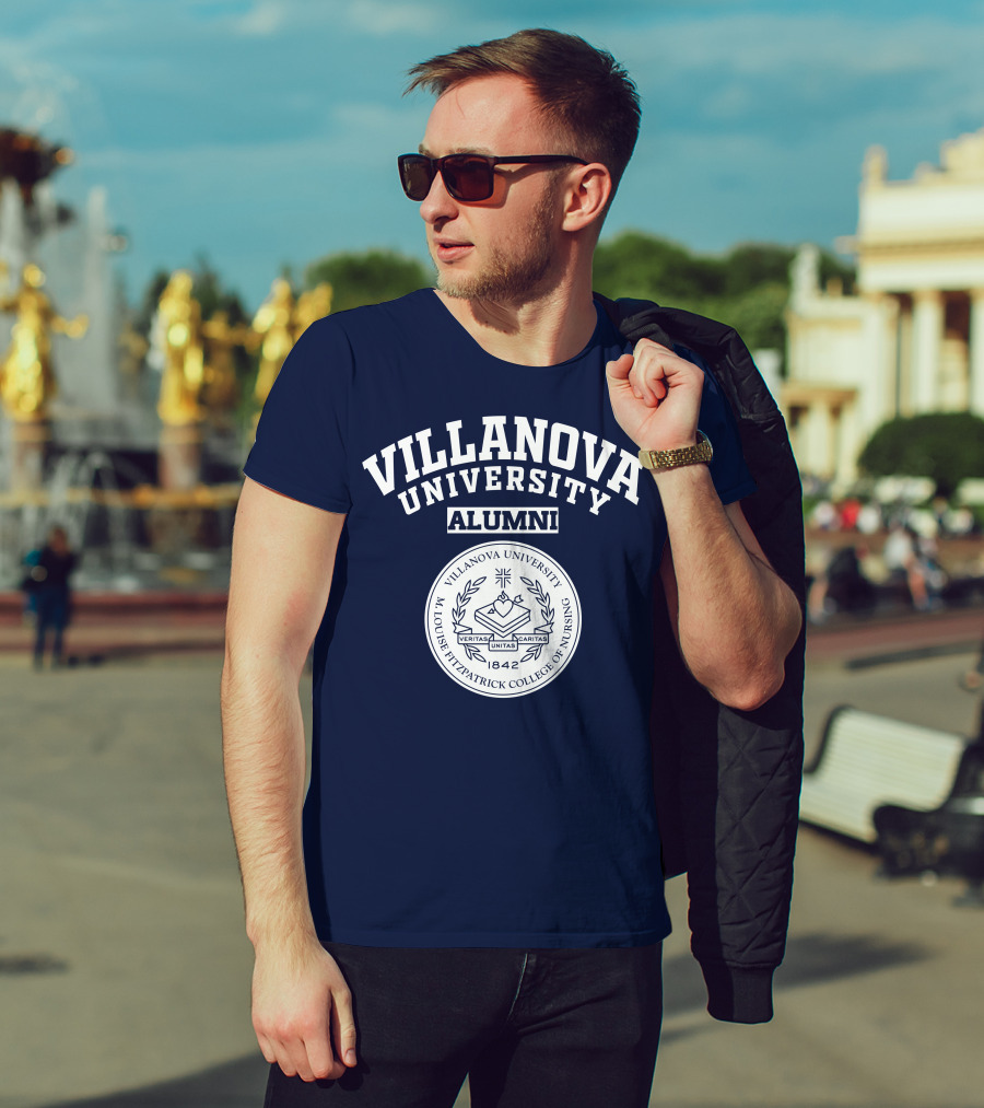 Villanova University Alumni M. Louise Fitzpatrick College Of Nursing 1842 Veritas Unitas Caritas T-Shirt