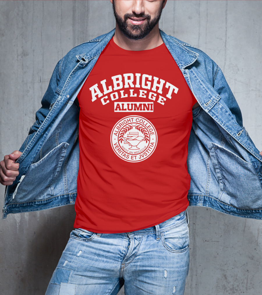 Albright College Alumni Veritas Et Justitia Crest Insignia T-Shirt