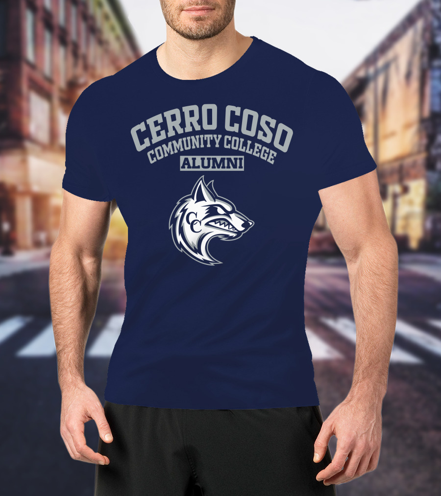 Cerro Coso Community College Alumni Wolf T-Shirt